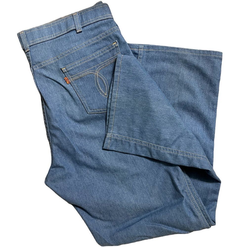 Vintage 1980's Levi's Skosh More Room Orange Tab Made In USA  38X30